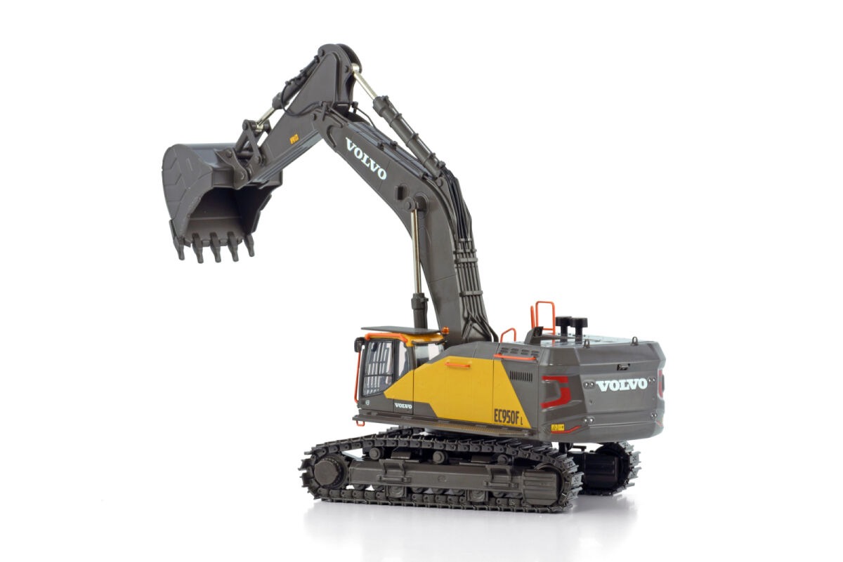 Volvo EC950F Gelb Modell von WSI Models 1:50