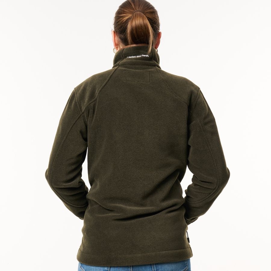 Fendt Damen-Fleecejacke – Lodengrün