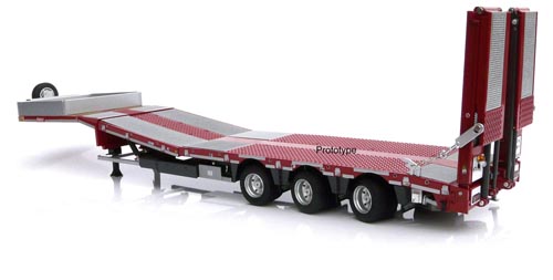 Nooteboom MCOS 48-03 Holzauflieger mit Metallgittern rot für Marge Sattelschlepper Modell von MarGe Models 1:32