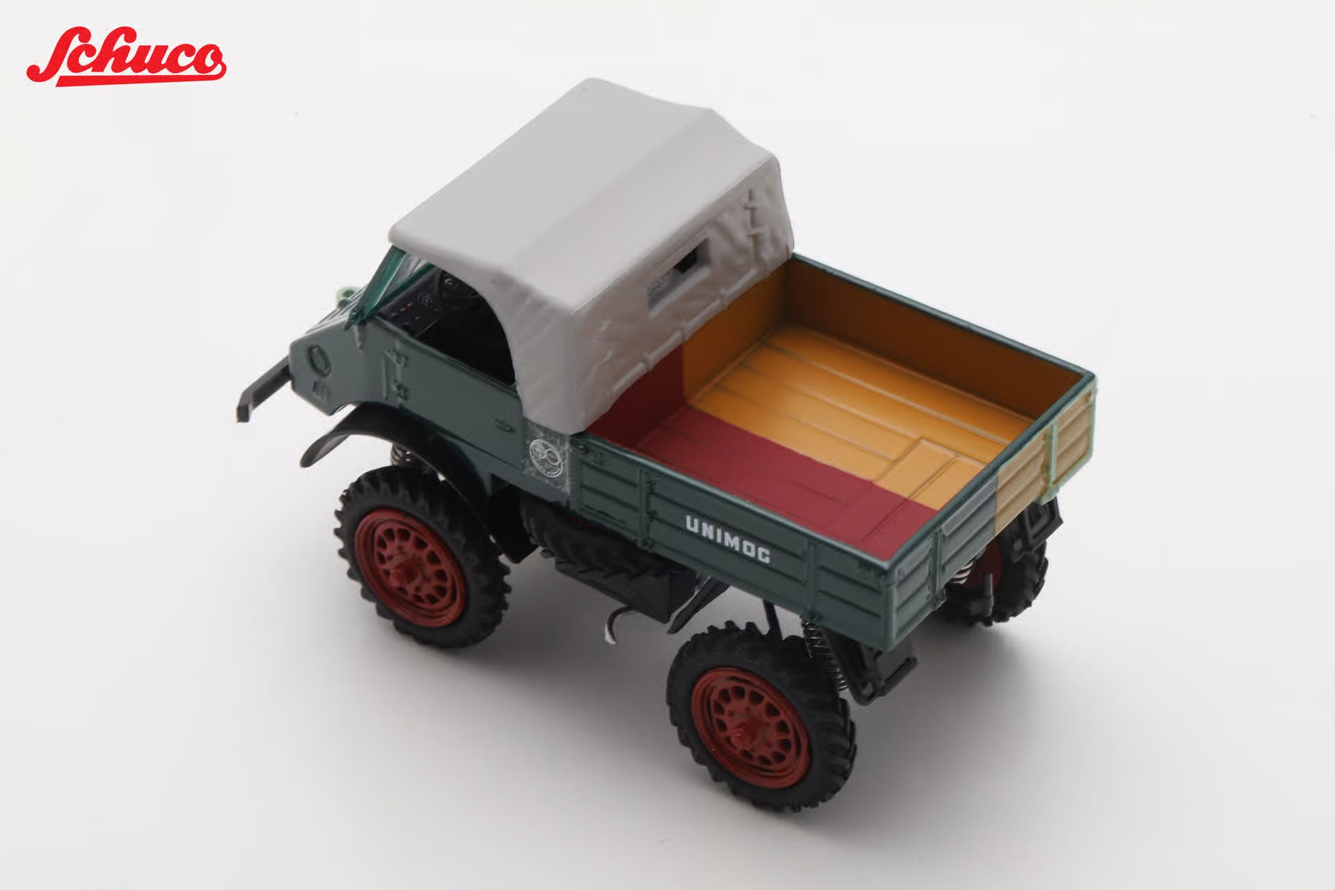Mercedes-Benz Unimog 401 halb alt/neu 1955 Modell von Schuco 1:43