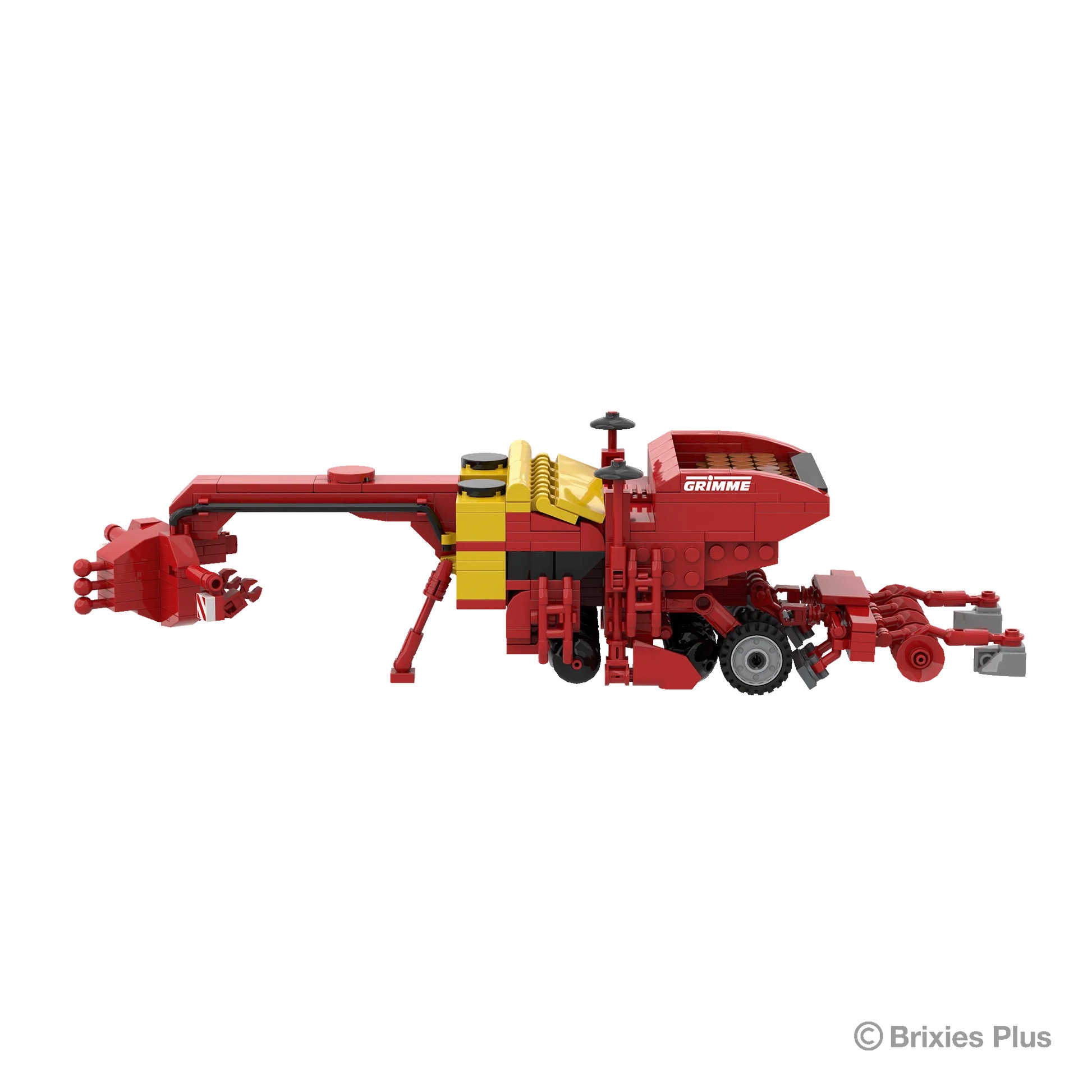 BRIXIES Plus Grimme Legemaschine Prios 440 Modell von Brixies Plus 1:32
