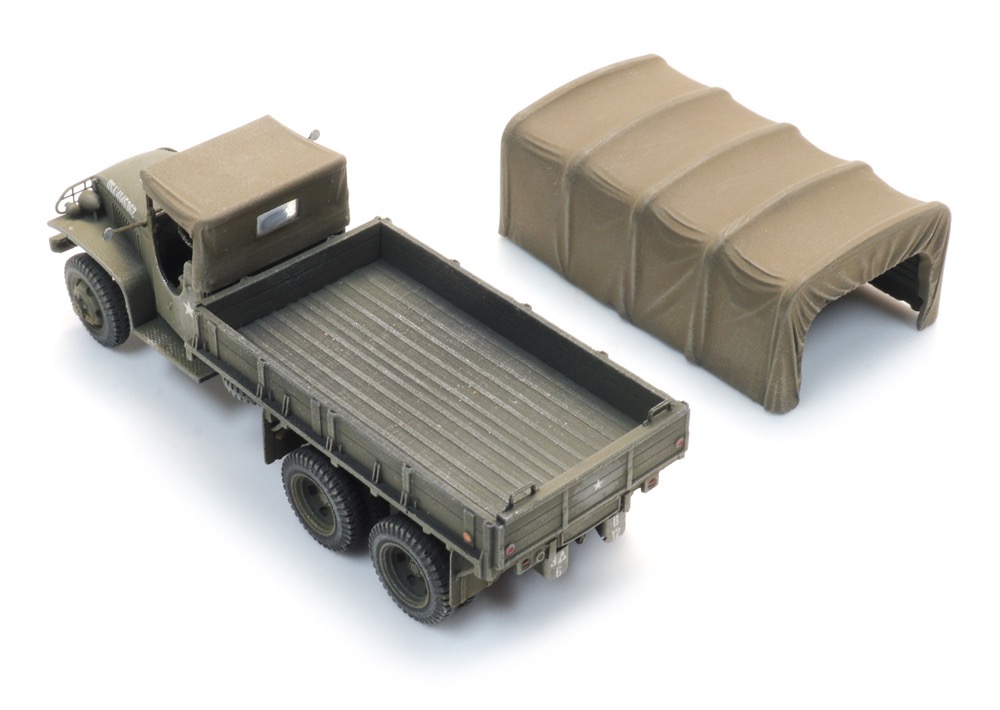 US GMC CCKW-353 US Army Cargo mit Dach Modell von Artitec 1:87