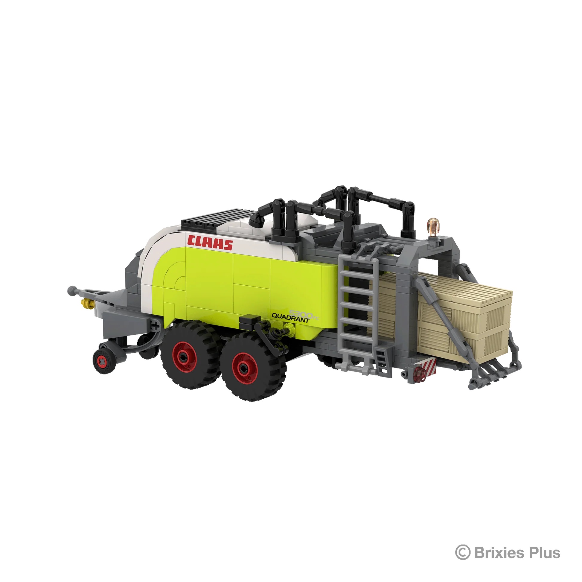 BRIXIES Plus Claas Quadrant 5300 FC Modell von Brixies Plus 1:32