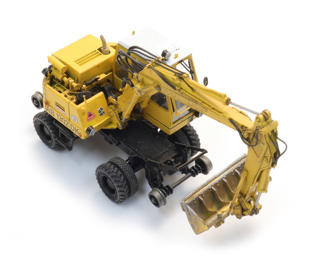 Atlas 1302 DKZW Zweiwegebagger Modell von Artitec 1:87