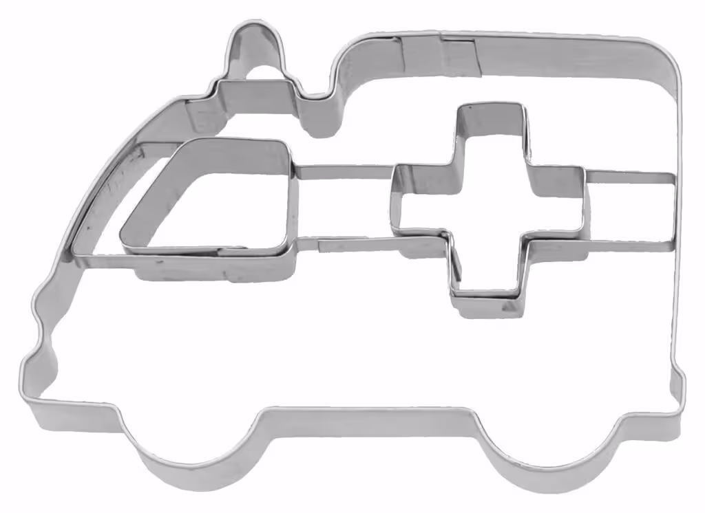 Ausstechform Krankenwagen 8cm-1