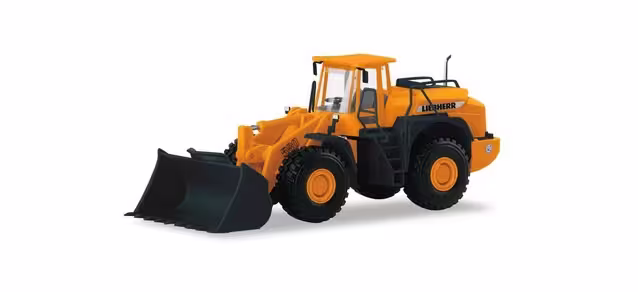 Liebherr Radlader L 580 kommunalorange Modell von Herpa 1:87 eilbote-onlineshop - Agrarfox