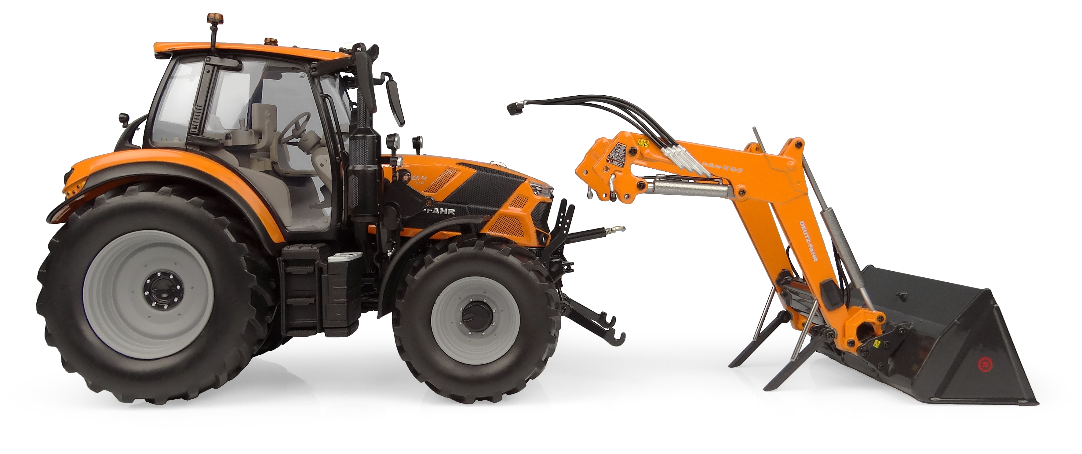 Deutz-Fahr 6150.4 TTV mit Stoll FZ 43-27 Frontlader Municipal version Modell von Universal Hobbies 1:32