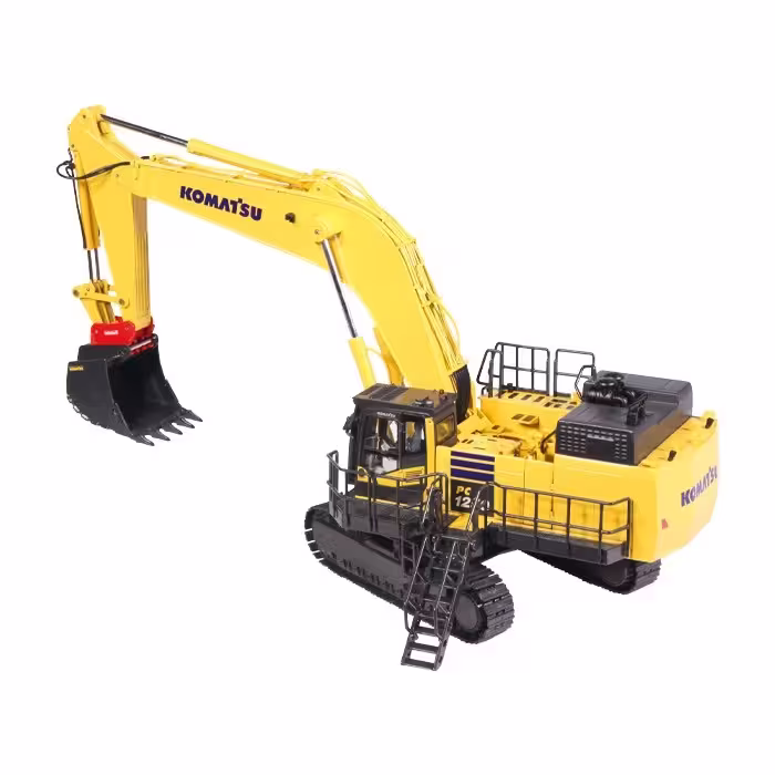 Komatsu PC1250 Bagger mit Lehnhoff Schnellwechsler und Ausrüstung Modell von NZG 1:50 eilbote-onlineshop - Agrarfox