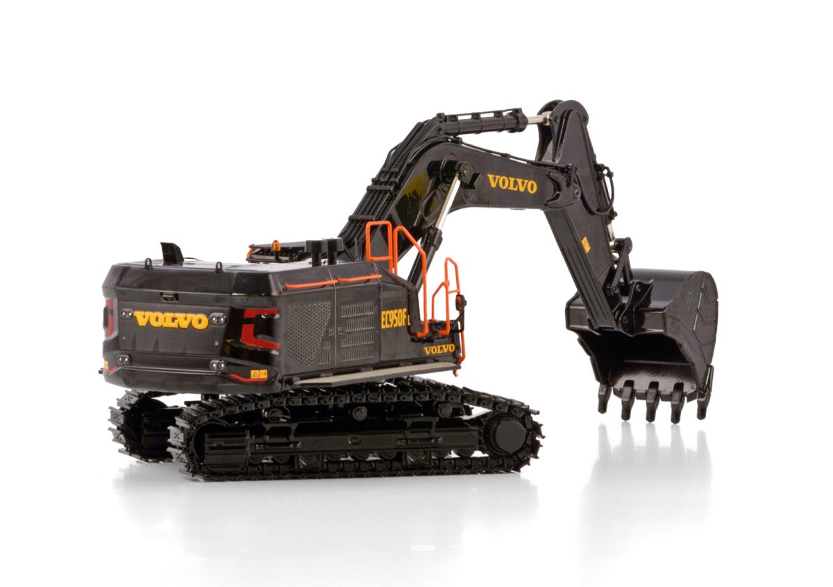 Volvo EC950F Schwarz Modell von WSI Models 1:50