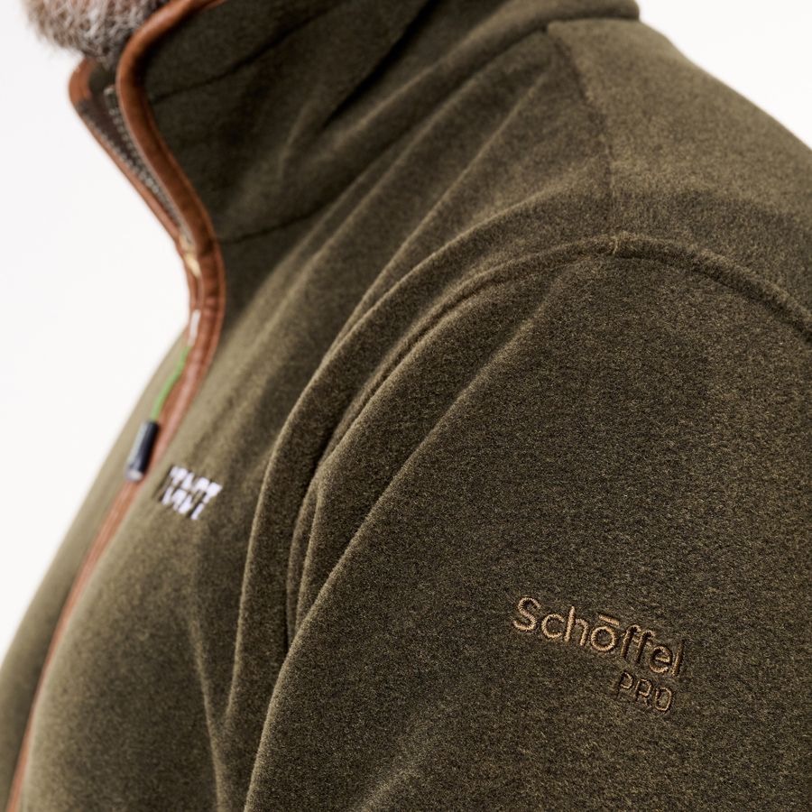 Fendt Herren-Fleecejacke – Loden-Grün