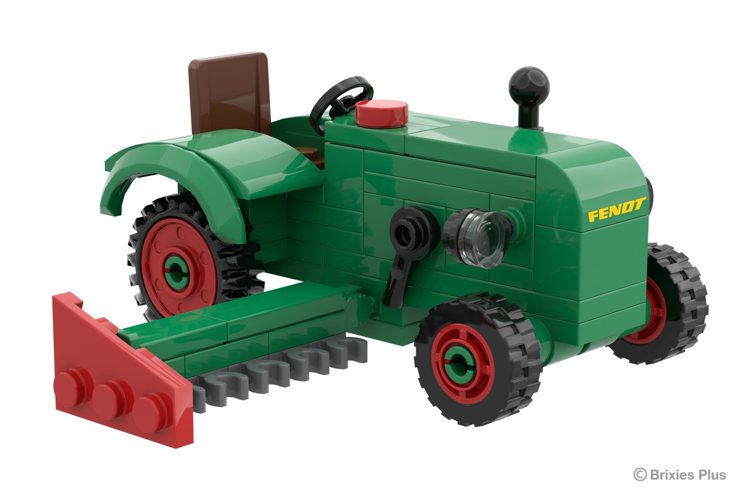 Fendt Dieselross F28 (mit Mähbalken) Classic Club Collection Brixies Plus Klemmbausteine