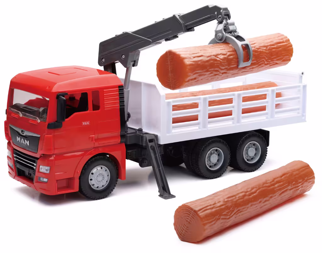 MAN TGX XL Truck Farm Trailer mit Kran-1