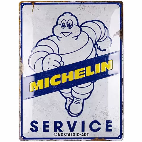 Michelin-Service Blechschild 30 x 40 cm Modell von Nostalgic-Art. Der Hersteller ist Michelin. eilbote-onlineshop - Agrarfox
