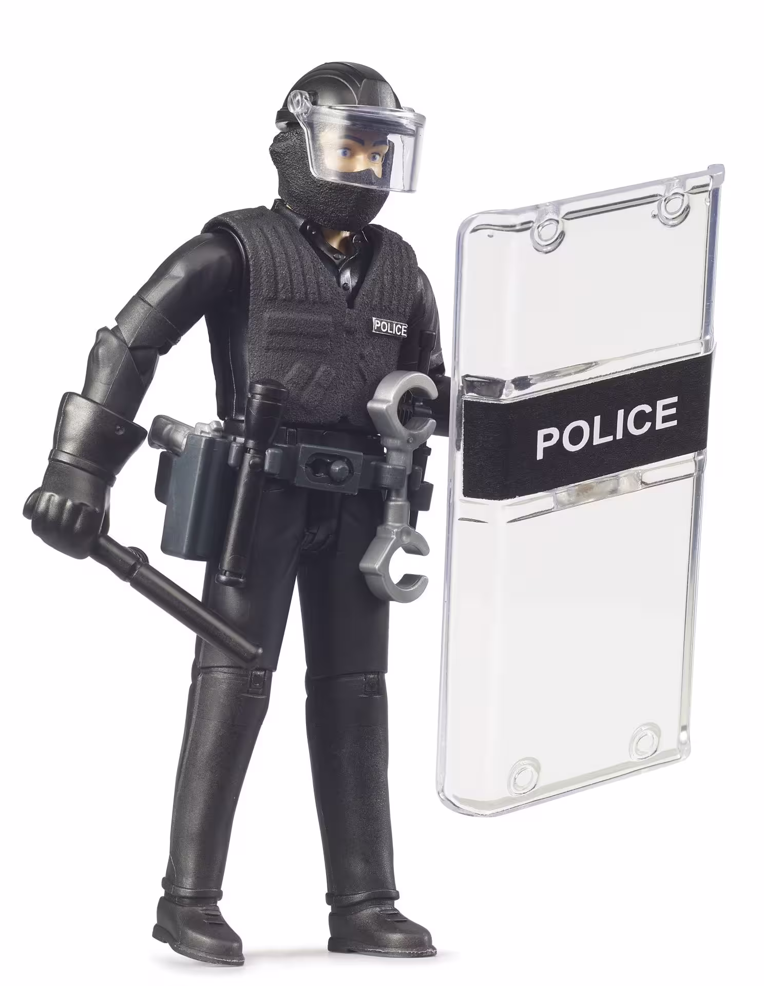 KA76135-1 Artikelname: Figur Polizei Special Forces Originalhersteller:  von Bruder im Maßstab: 1:16 Hersteller-Nr: 62151