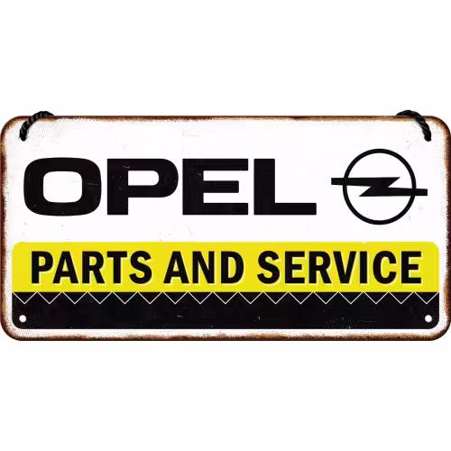 Hängeschild Opel Parts & Service-1