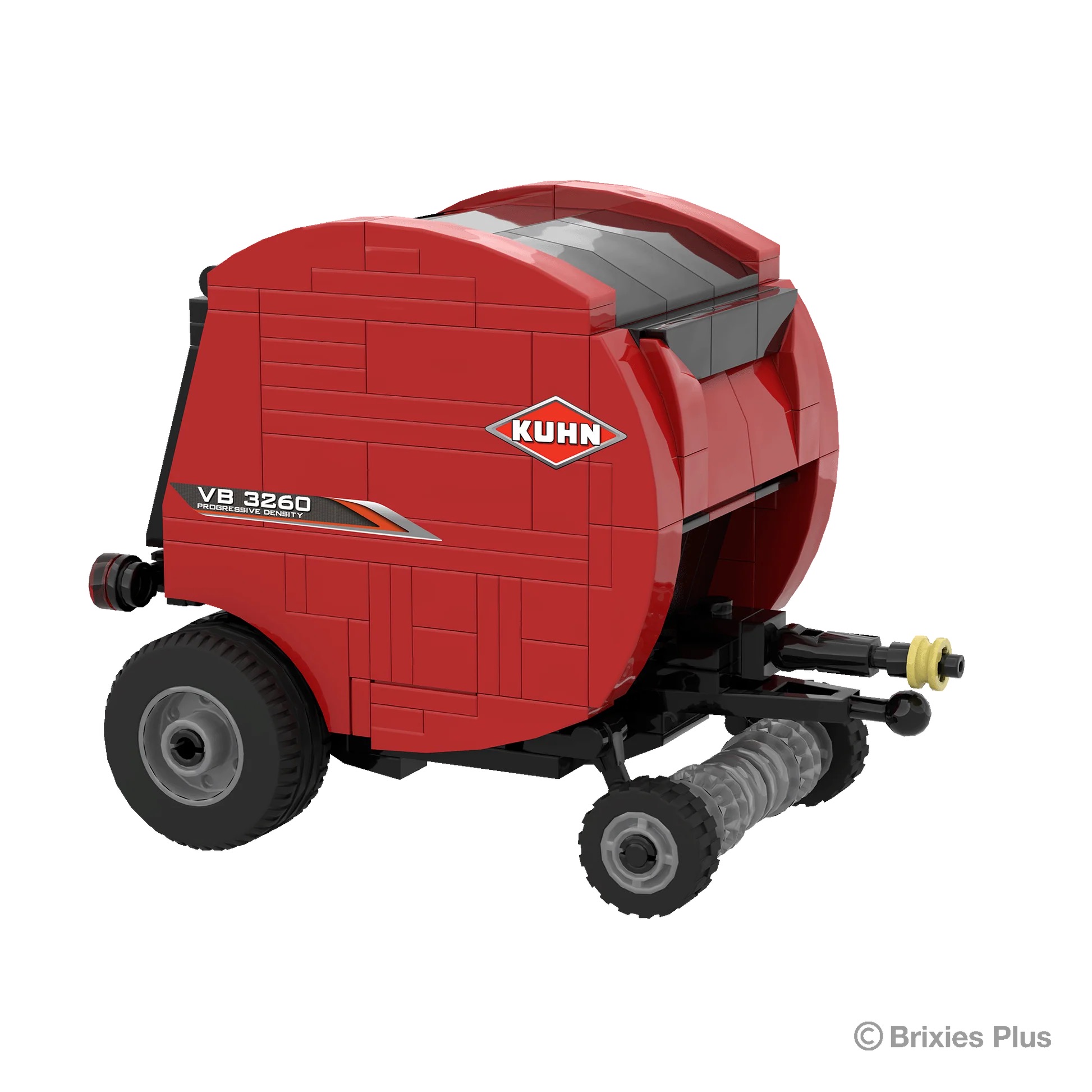 BRIXIES Plus Kuhn Round Baller VB 3260 Modell von Brixies Plus 1:32