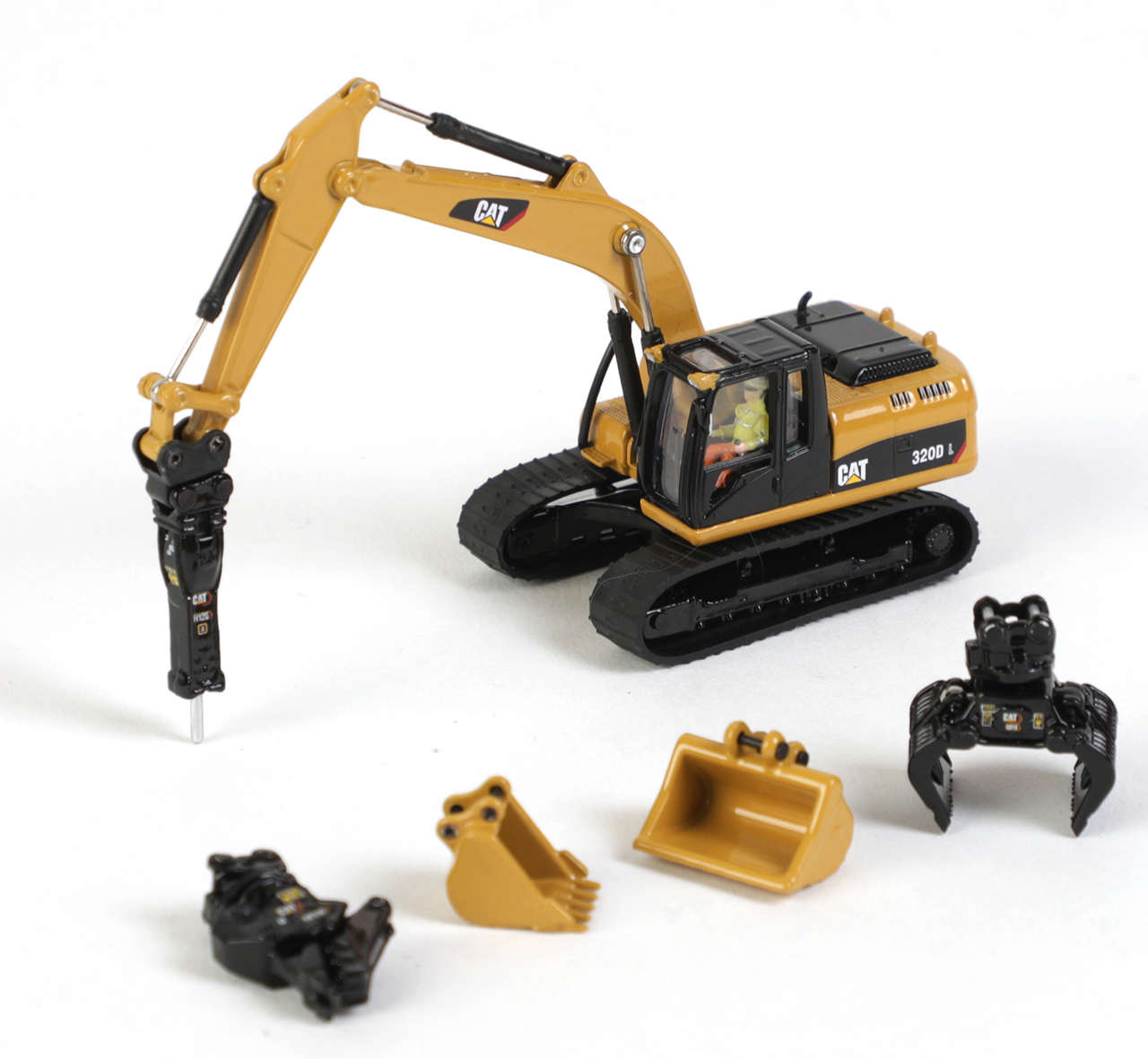 CAT 320D Bagger Modell von DieCast Masters 1:87