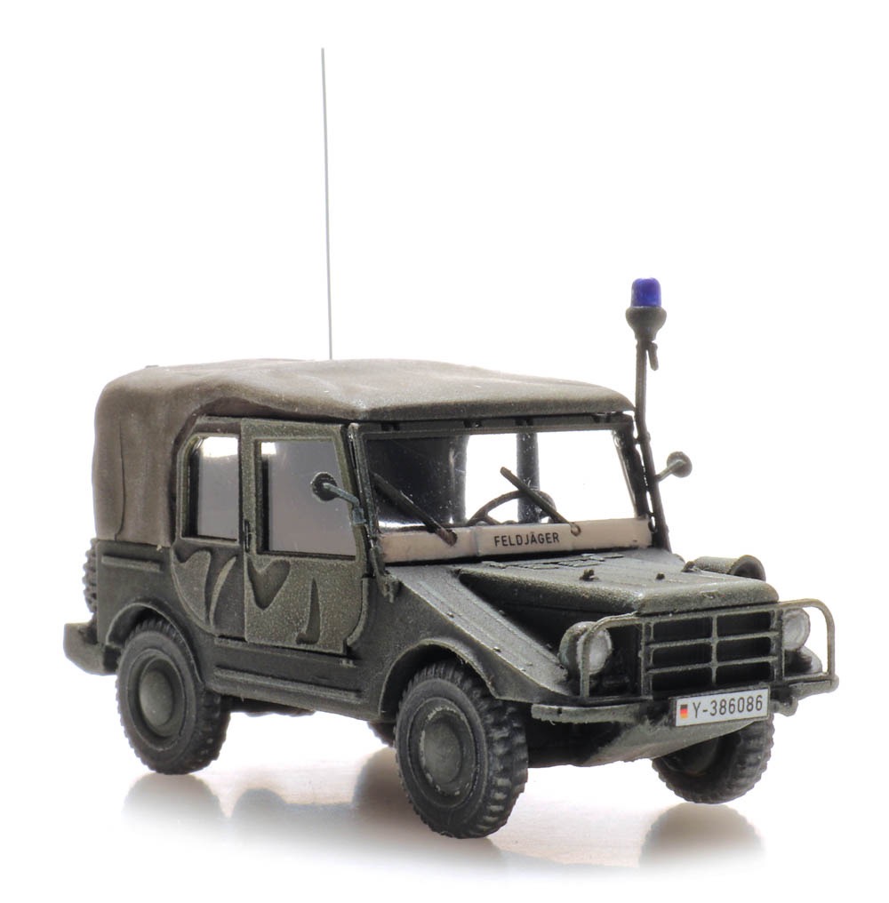 Bundeswehr DKW Munga F91/4 Oliv Feldjäger Modell von Artitec 1:87