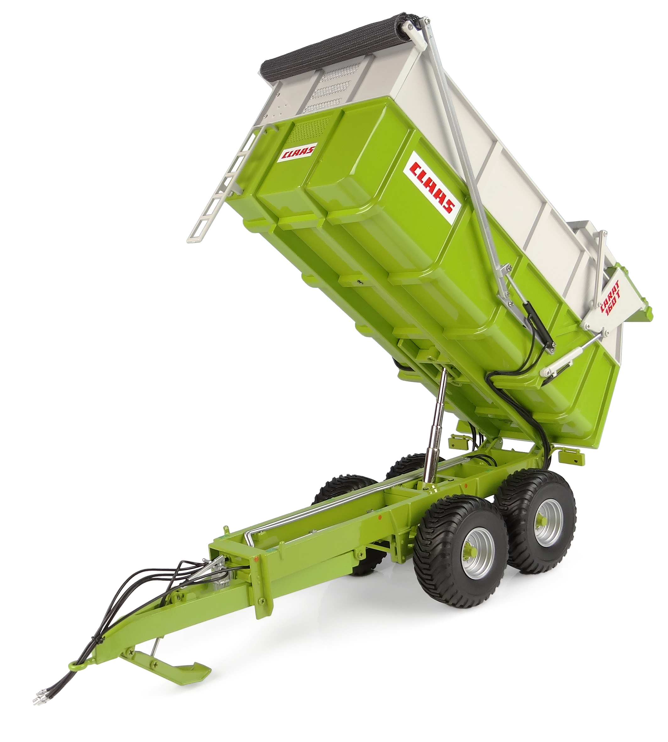 Claas Carat 160T mit hydraulischer Rollplane Modell von Universal Hobbies 1:32