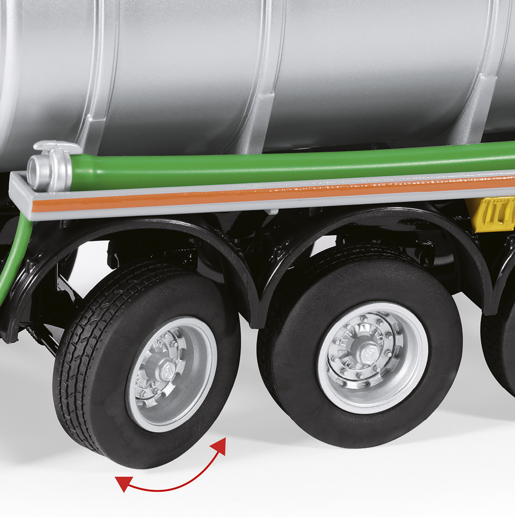 Kotte garant Tanksattelauflieger TSA silber Modell von WIKING 1:32