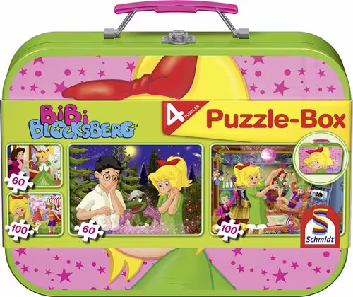Puzzle-Box Bibi Blocksberg im Metallkoffer eilbote-onlineshop - Agrarfox
