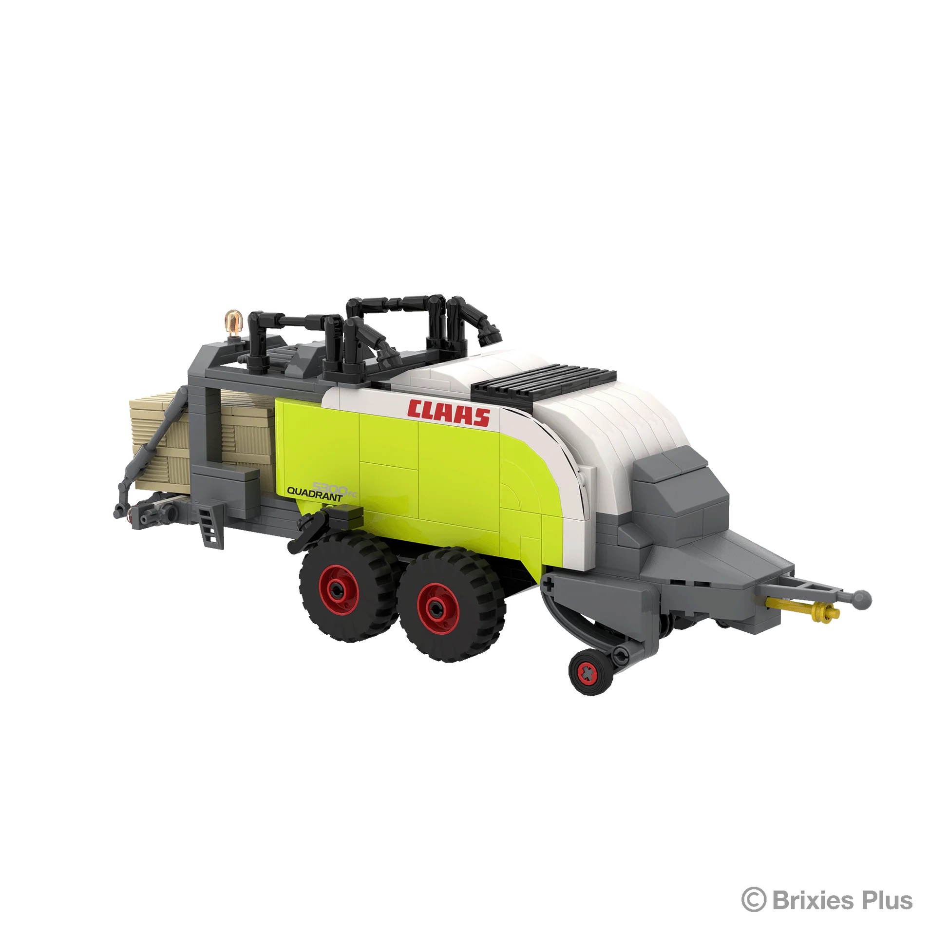 BRIXIES Plus Claas Quadrant 5300 FC Modell von Brixies Plus 1:32
