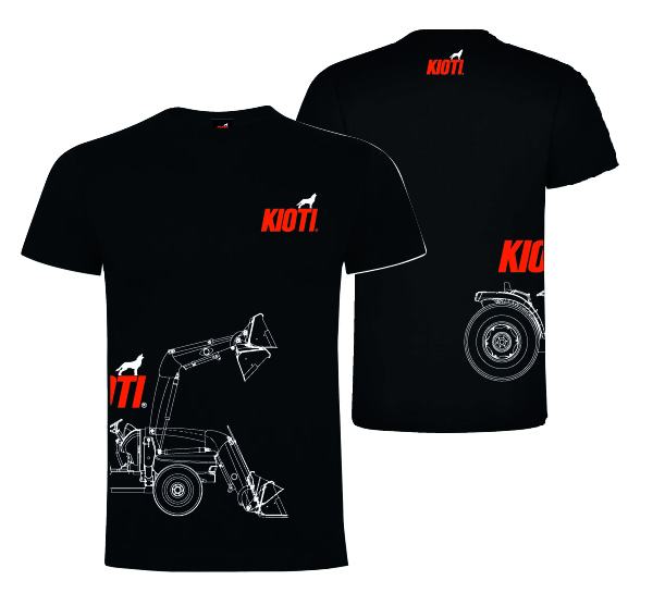KIOTI T-Shirt Traktor schwarz