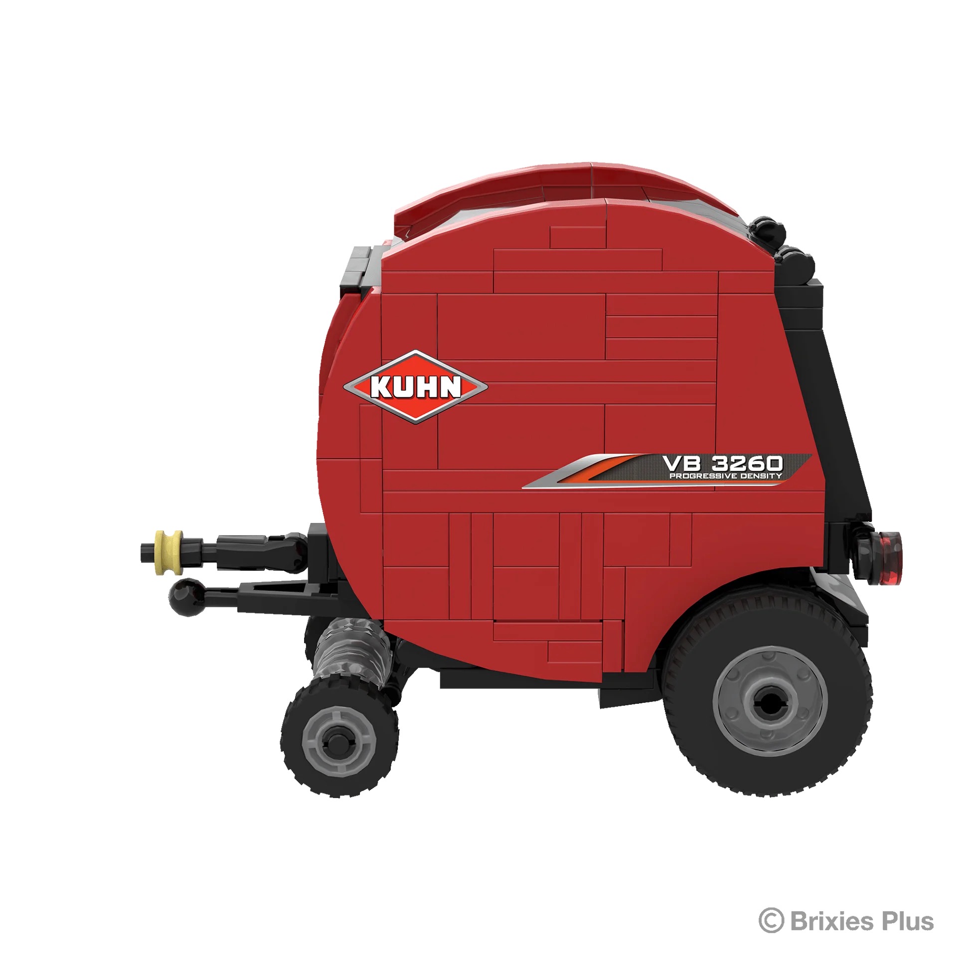 BRIXIES Plus Kuhn Round Baller VB 3260 Modell von Brixies Plus 1:32