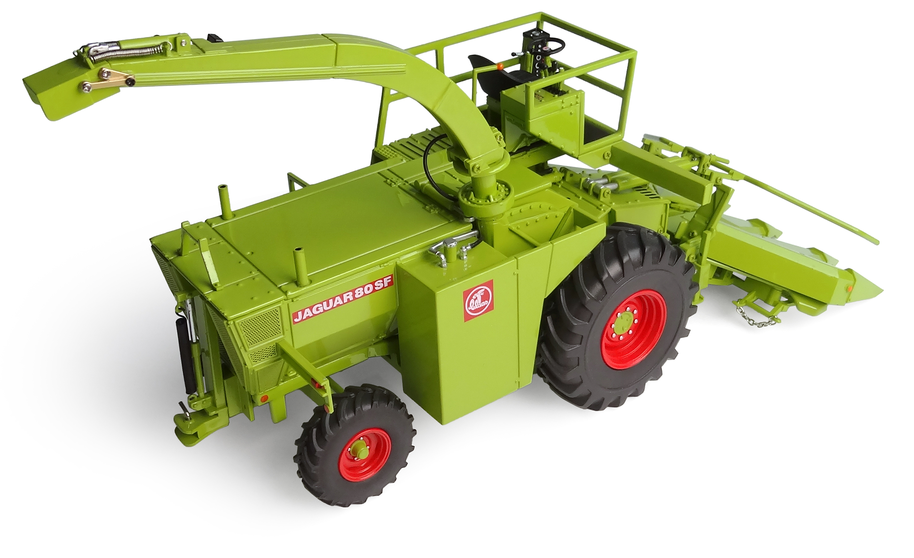 Claas Jaguar 80 SF ohne Kabine mit Maispflücker Modell von Universal Hobbies 1:32