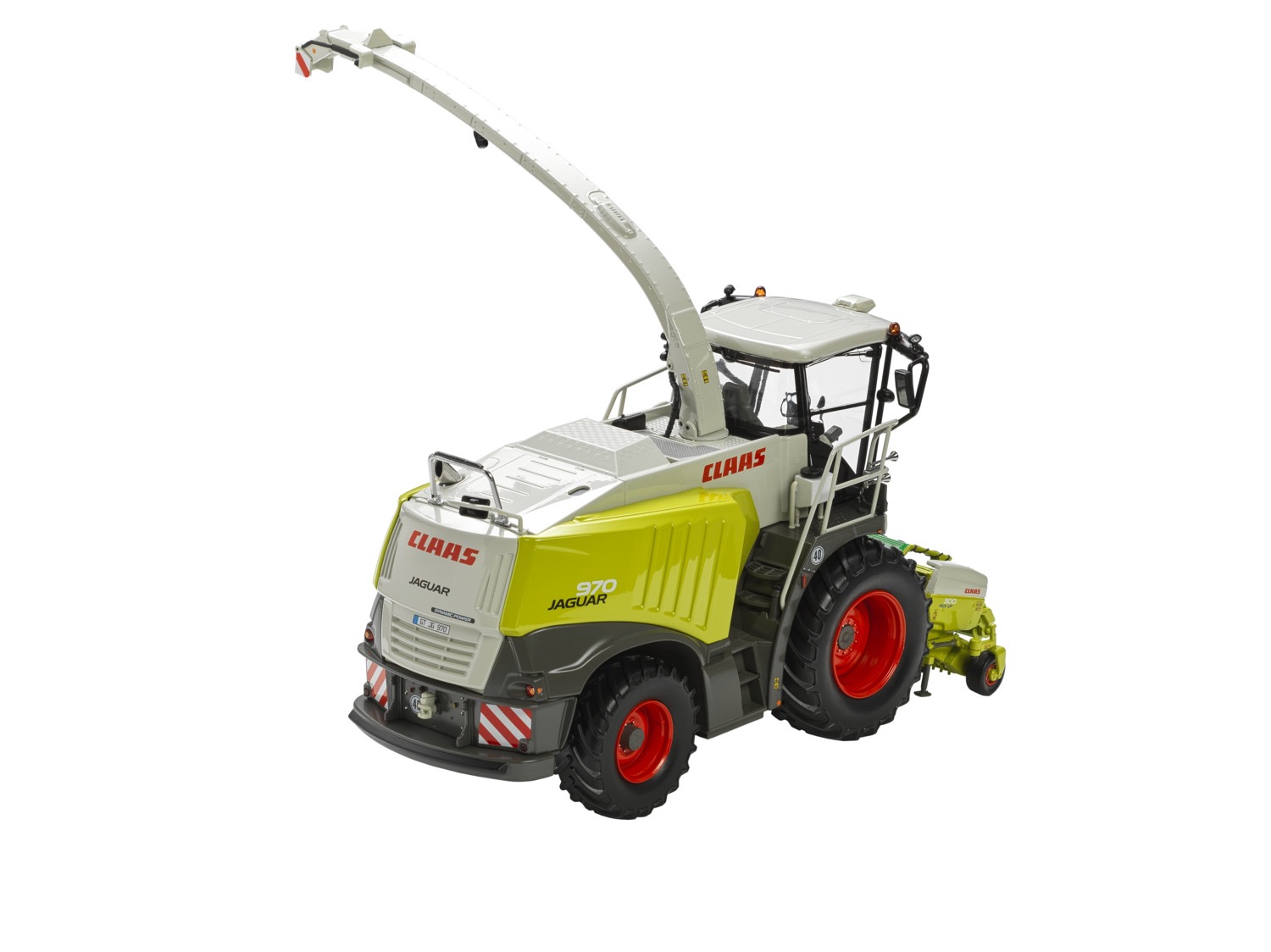Claas Jaguar 970 (Typ 494 mit Dynamic Power) + PU 300 Modell von MarGe Models 