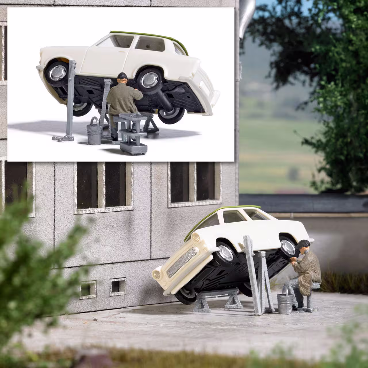 Trabant Hebevorrichtung -1