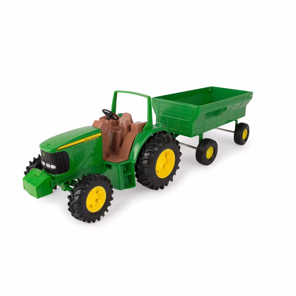 John Deere Traktor mit Anhänger grün Modell von Ertl  eilbote-onlineshop - Agrarfox