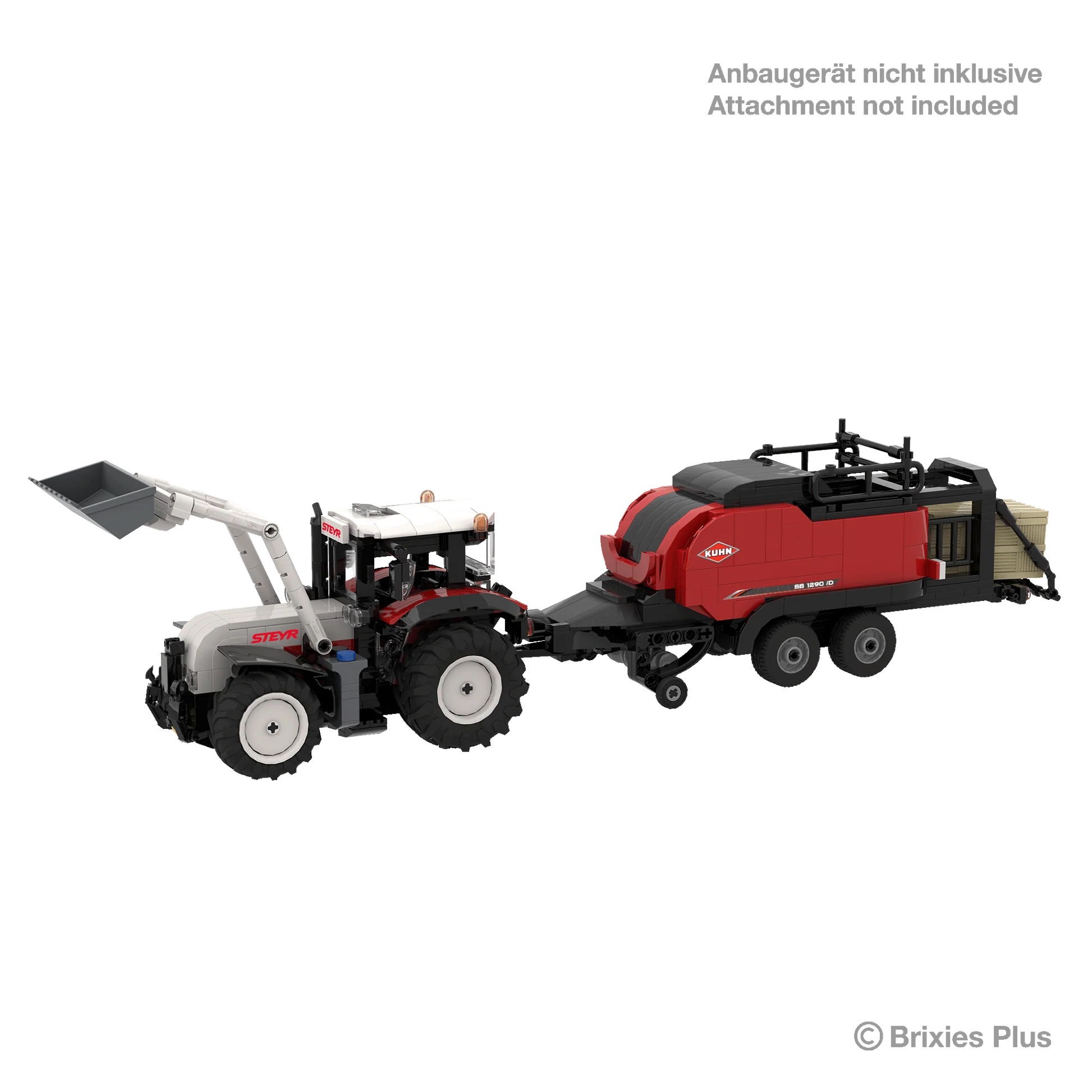 Steyr Profi BRIXIES Plus Klemmbausteine Modell von Brixies Plus 1:32