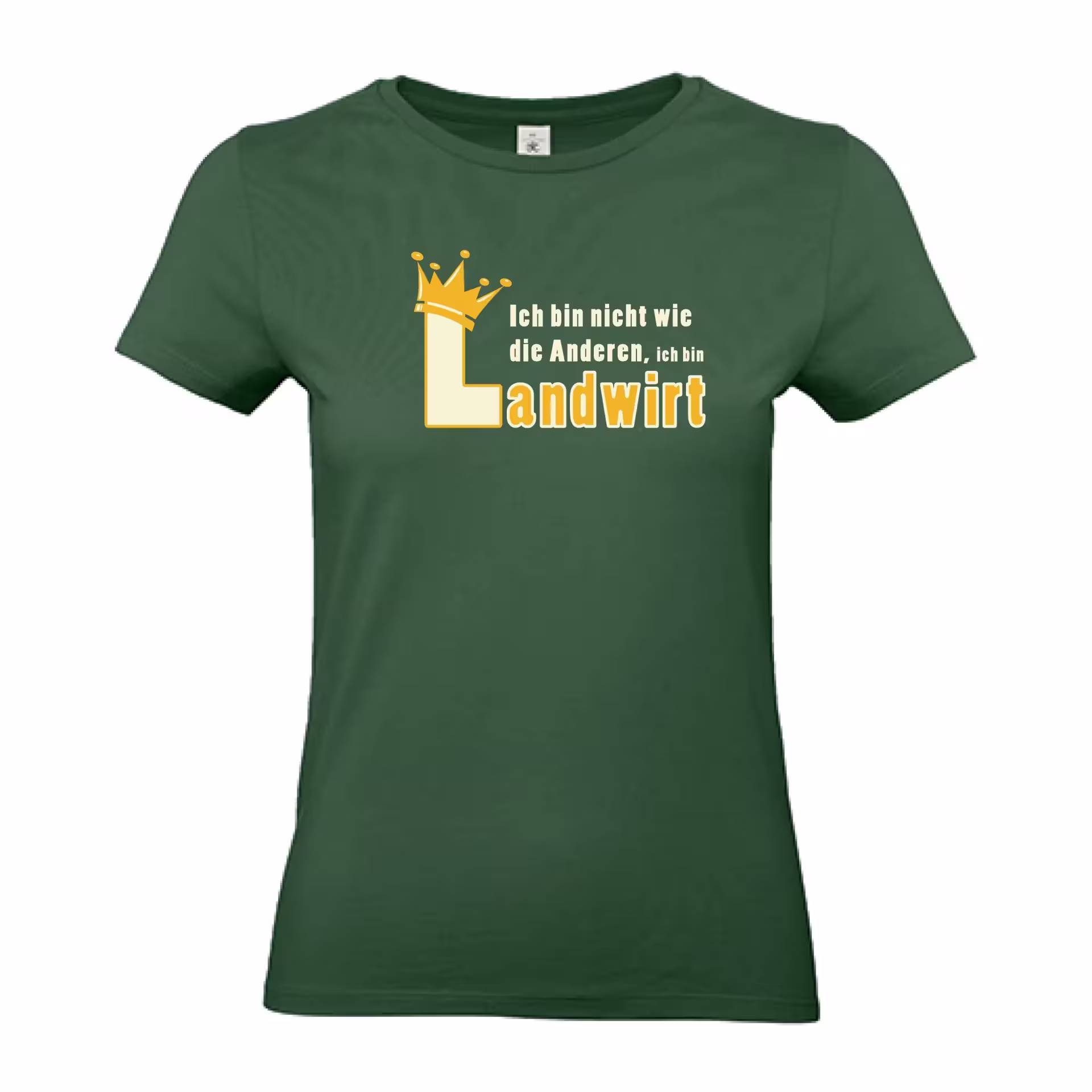 T-Shirt Lady „Ich bin nicht wie die Anderen ich bin Landwirt“ (grün) eilbote-onlineshop - Agrarfox