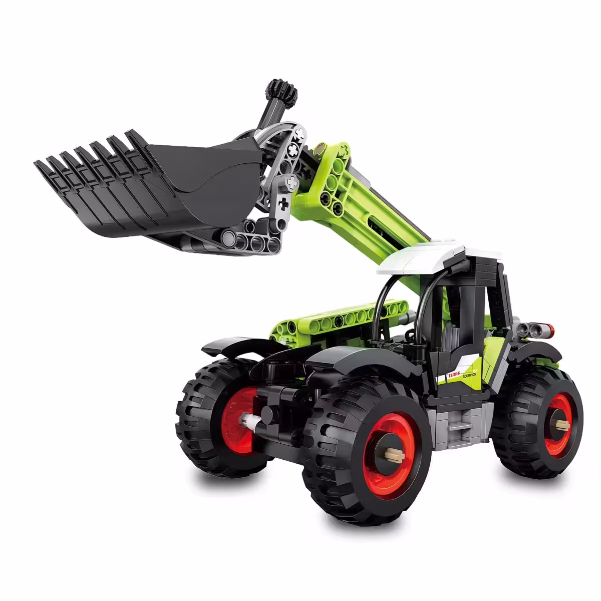 KA77046-1 Artikelname: CaDA Claas Scorpion 756 Teleskoplader Originalhersteller: Claas von CaDA Bricks im Maßstab: 1:24 Hersteller-Nr: 402947