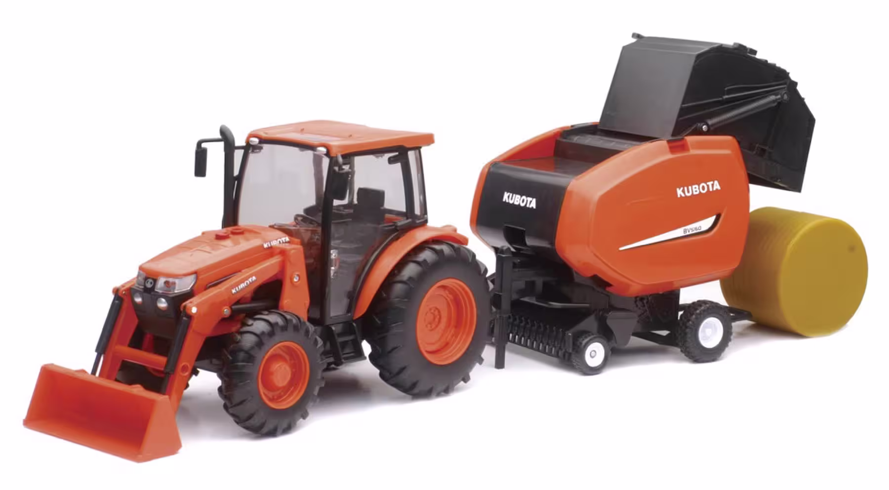 Kubota M5-111 mit Heuballenpresse Modell von NewRay 1:18 eilbote-onlineshop - Agrarfox