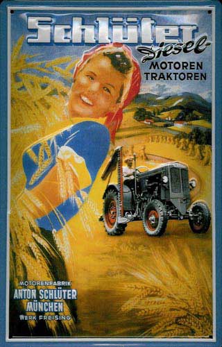 Schlüter Diesel-Motoren Traktoren 