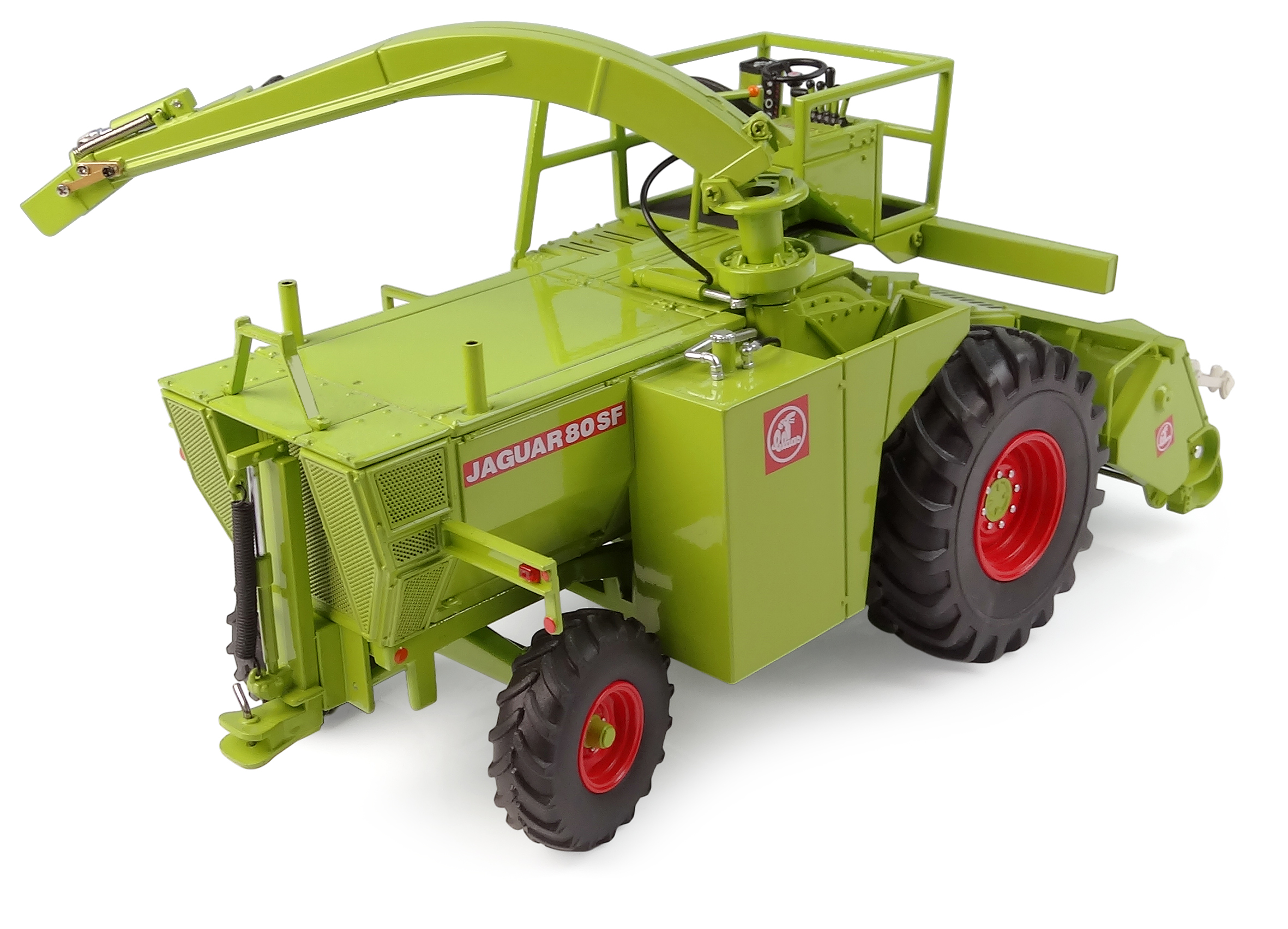 Claas Jaguar 80 SF mit Pick up Modell von Universal Hobbies 1:32
