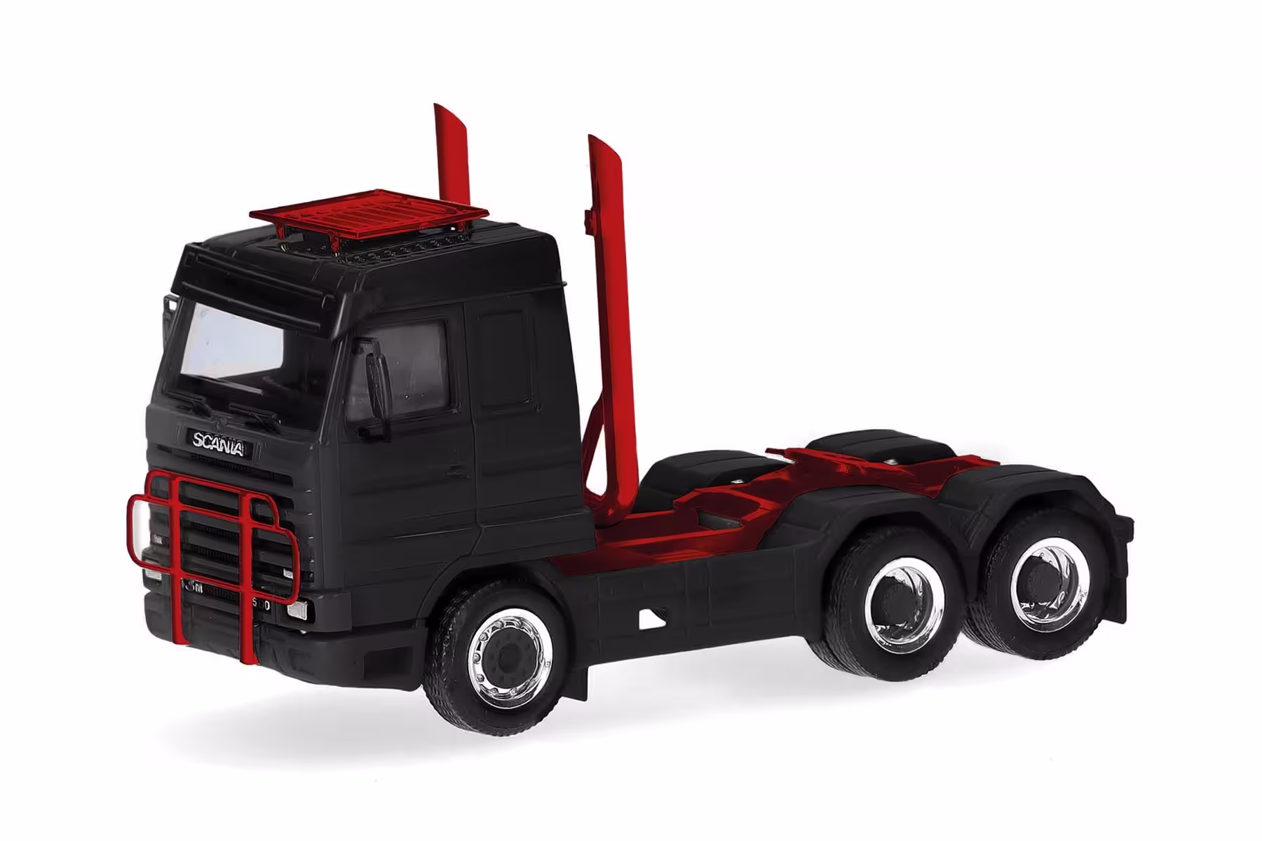 Scania 143 Streamline Zugmaschine 3achs 6x4 - schwarz Modell von Herpa 1:87 eilbote-onlineshop - Agrarfox