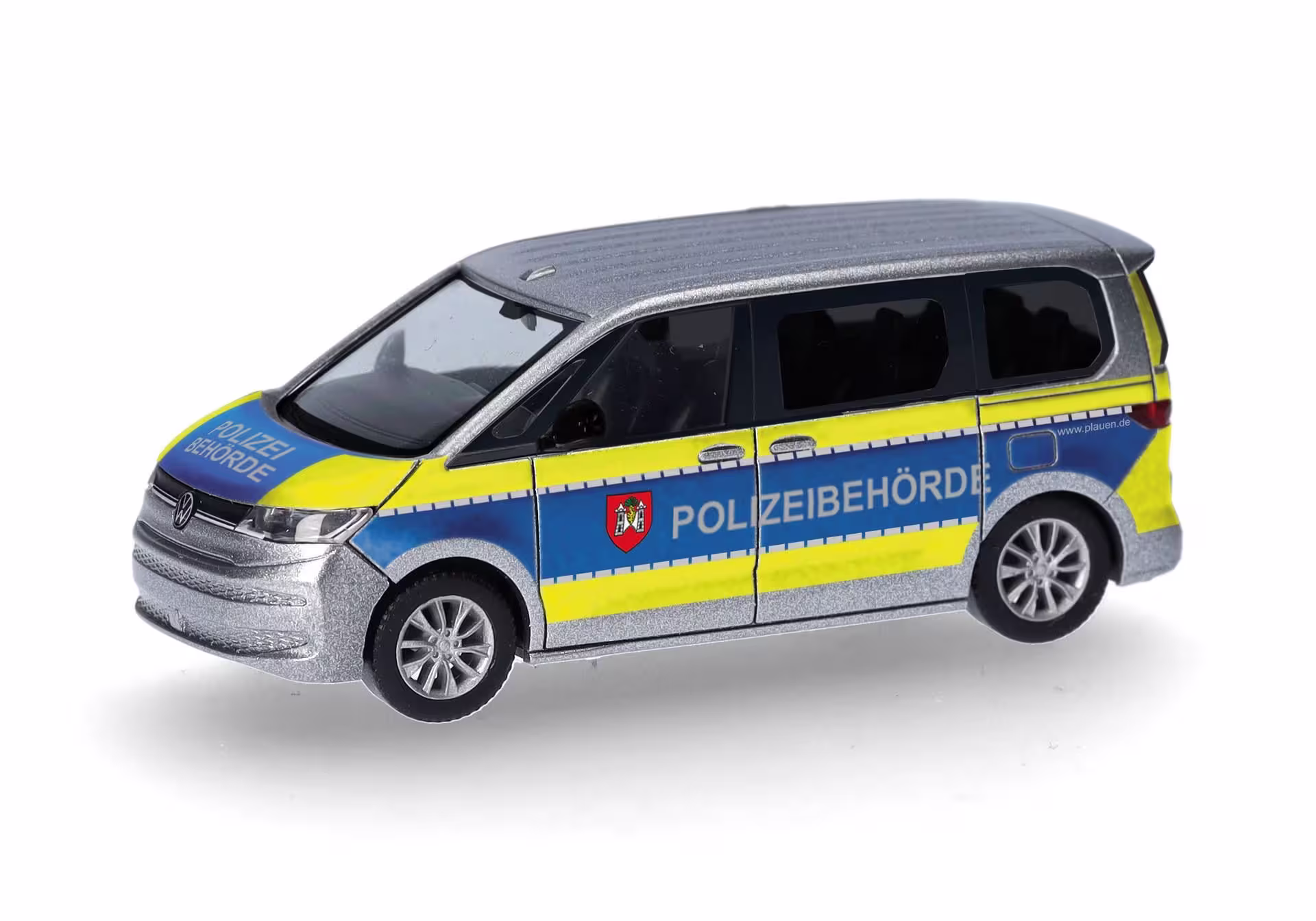 VW Multivan Polizeibehörde Plauen  Modell von herpa 1:87 eilbote-onlineshop - Agrarfox