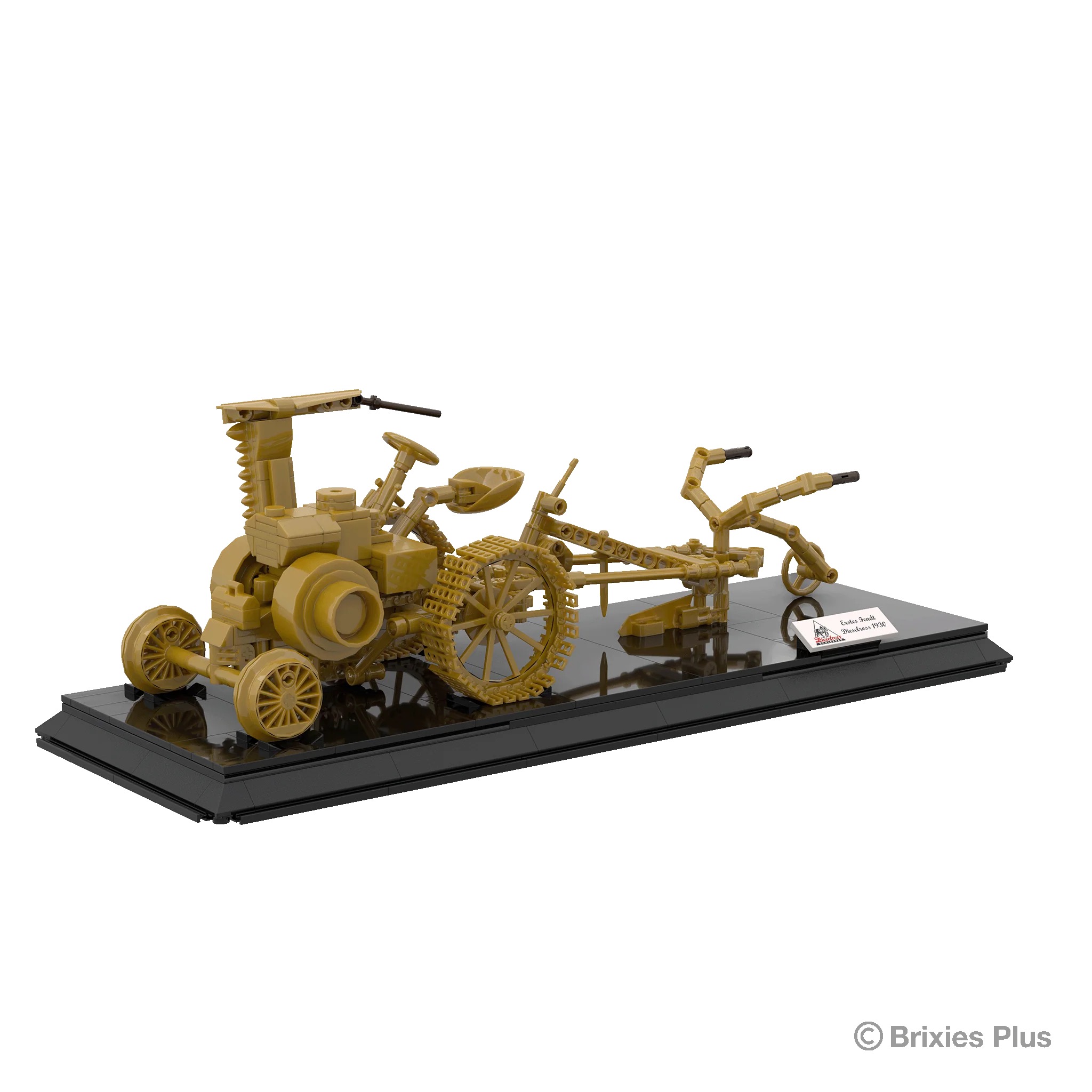 BRIXIES Plus Fendt Dieselross 1930 Limited Edition (grau) Modell von Brixies Plus 1:32