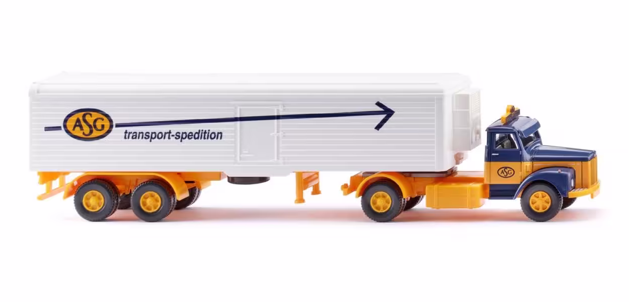 Kühlkoffersattelzug Scania ASG Modell von WIKING 1:87 eilbote-onlineshop - Agrarfox