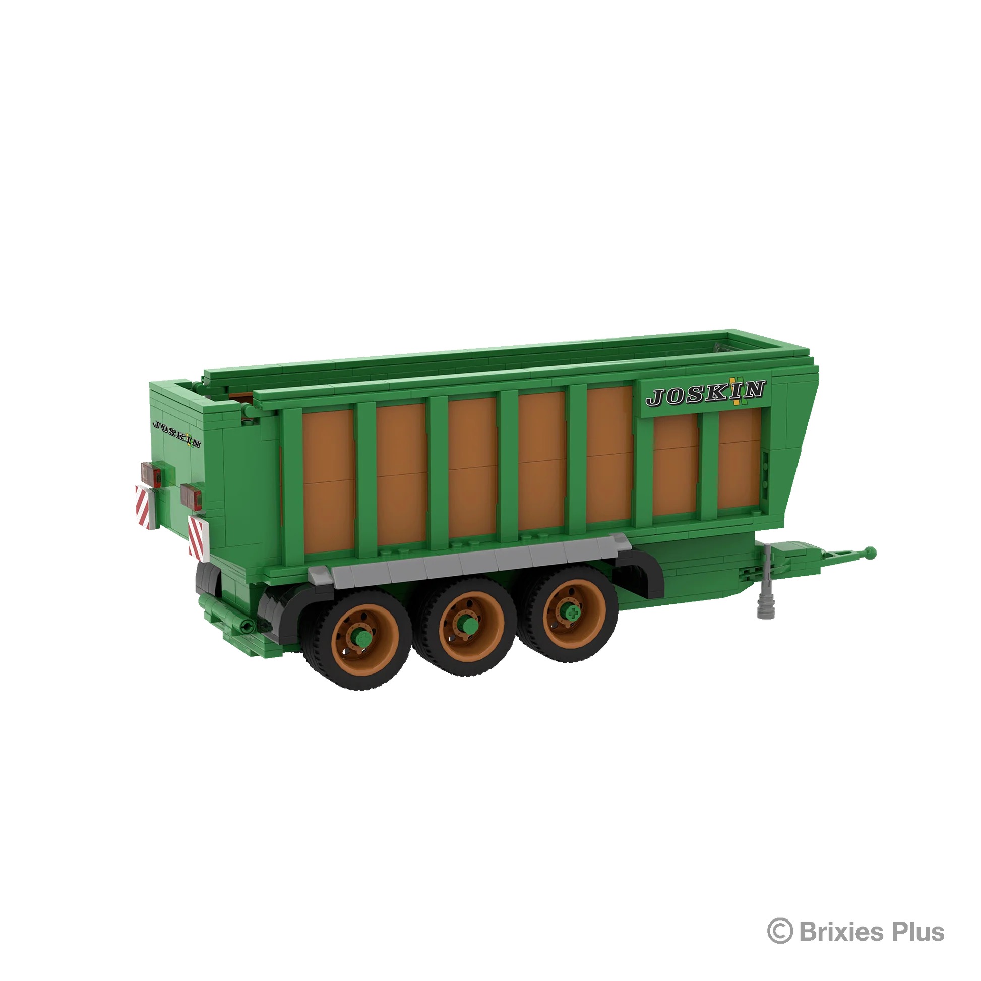 BRIXIES Plus Joskin Drakkar Ladewagen Modell von Brixies Plus 1:32