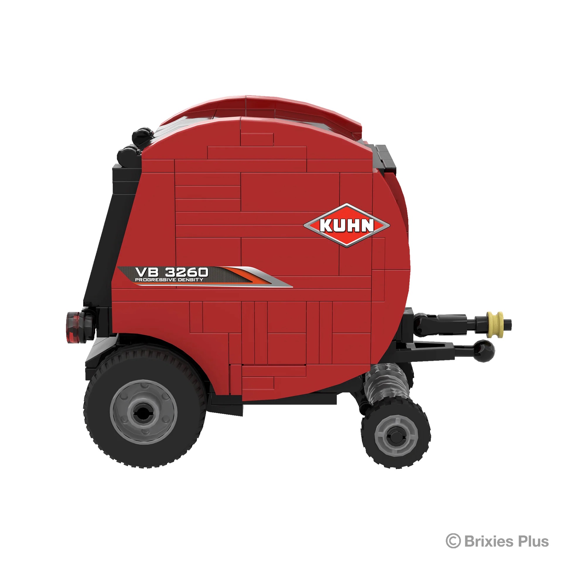 BRIXIES Plus Kuhn Round Baller VB 3260 Modell von Brixies Plus 1:32