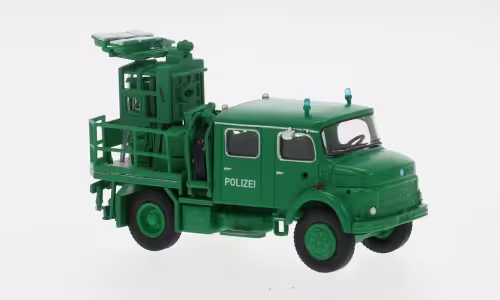 Mercedes LA 911 Lichtmastwagen - hellgrün 1966 Polizei grün Modell von Brekina 1:87 eilbote-onlineshop - Agrarfox
