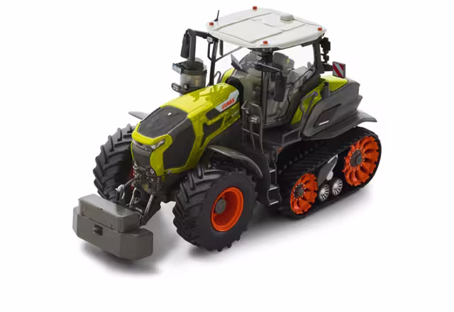 MA76623-1 Artikelname: Claas Axion 9.450 Terra Trac Saatengrün Metallic Originalhersteller: Claas von MarGe Models im Maßstab: 1:32 Hersteller-Nr: 0002675160