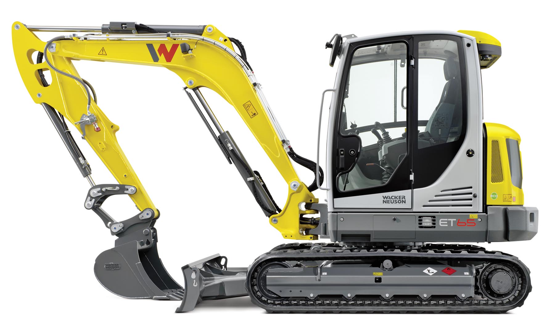 Wacker Neuson ET65 Raupenbagger Modell von Siku 1:50