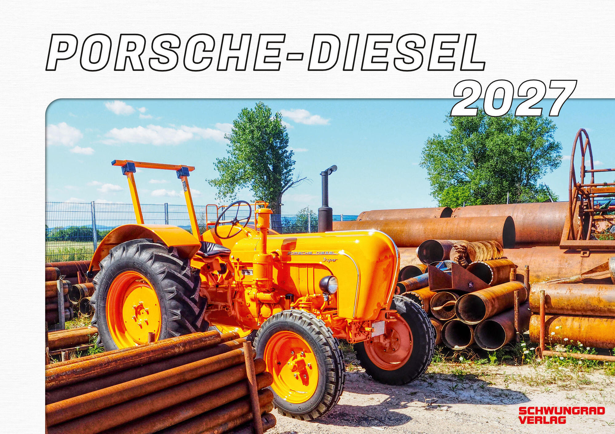 DA76976-1 Artikelname: Porsche-Diesel Schlepper Monatskalender 2027 Originalhersteller: Porsche Hersteller-Nr: 1015942