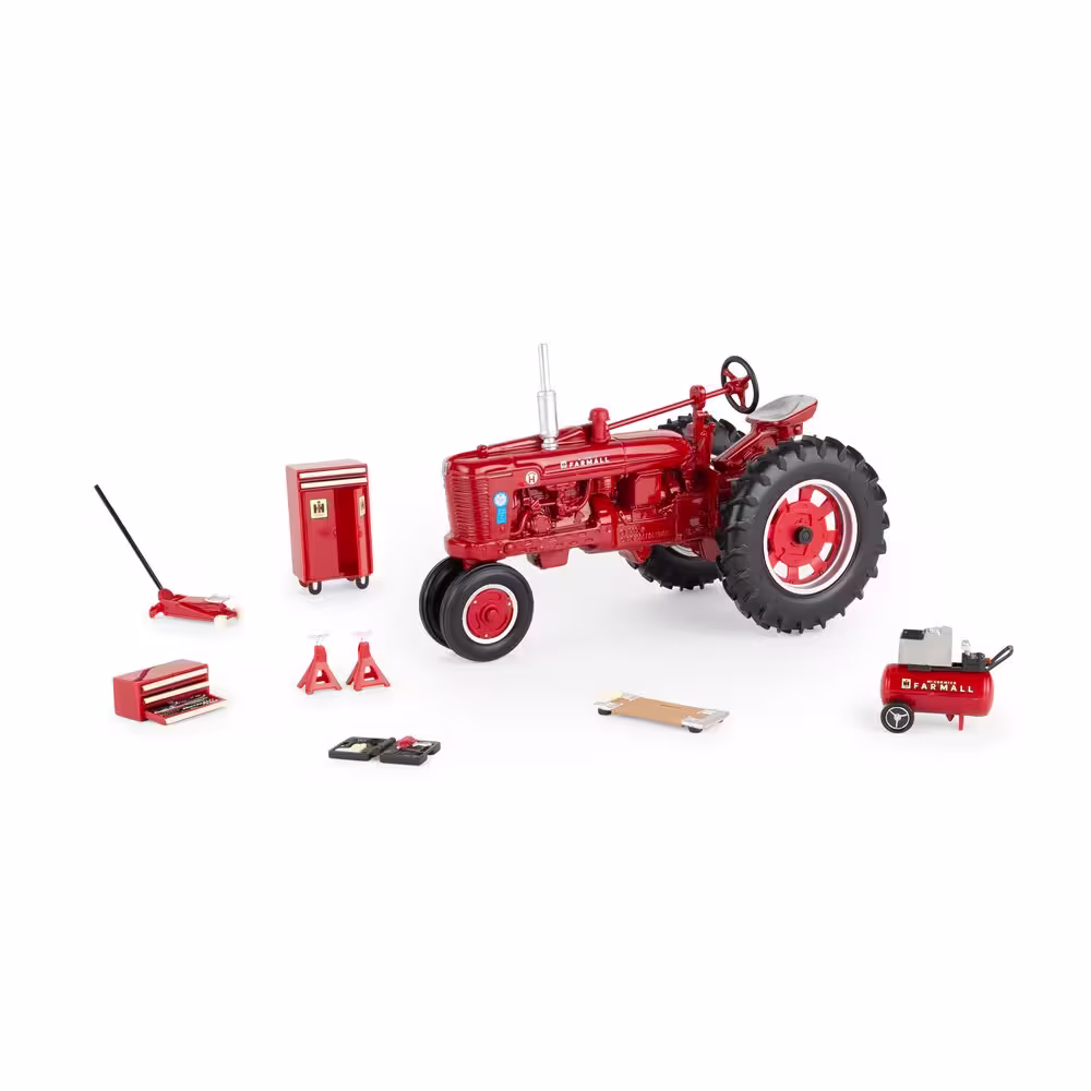 MA76754-1 Artikelname: Farmall Super H Restaurierungs-Set Prestige Collection Originalhersteller: Farmall von Ertl im Maßstab: 1:16 Hersteller-Nr: 44493