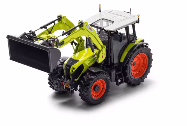 MA76624-1 Artikelname: Claas Axos 3.110 + FL 100 Originalhersteller: Claas Modelltyp: Axos 3.110 von Ros im Maßstab: 1:32 Hersteller-Nr: 0002675150